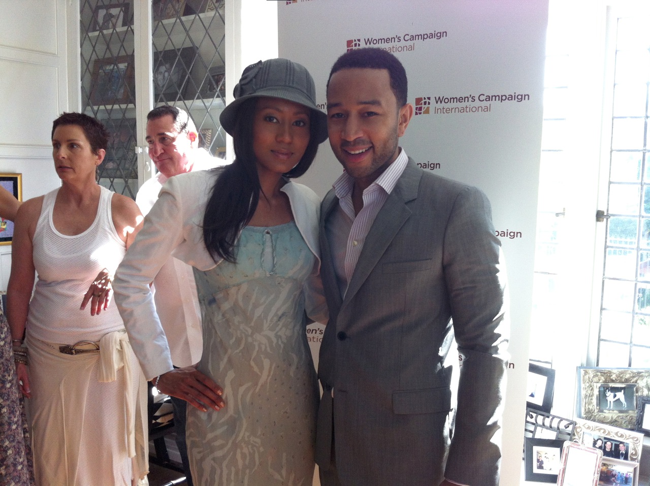 Vaja & John Legend at the Womens Campaign International Charity Event