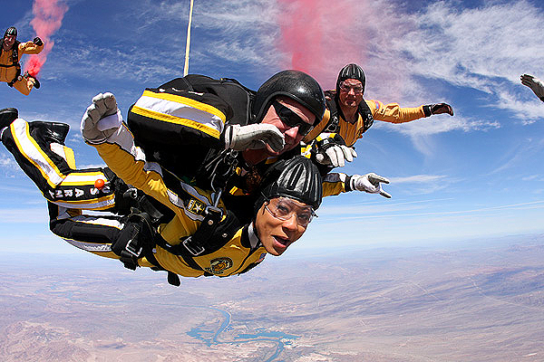 Vaja & The Golden Knights Skydiving in Yuma Arizona