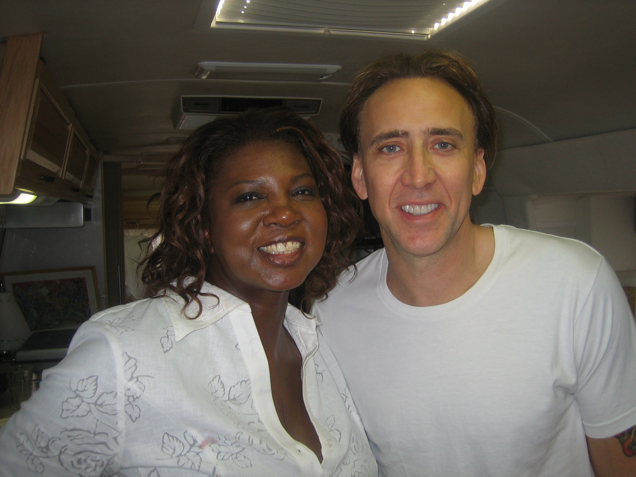 Deena Beasley and Nicholas Cage