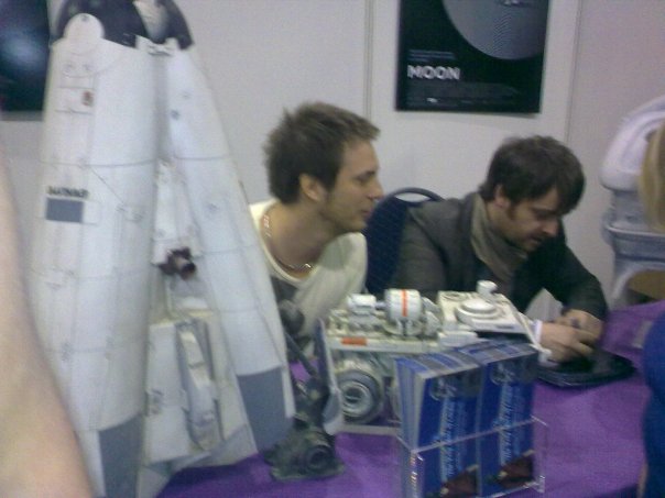 Press work with Duncan Jones at MCM Expo 2009.