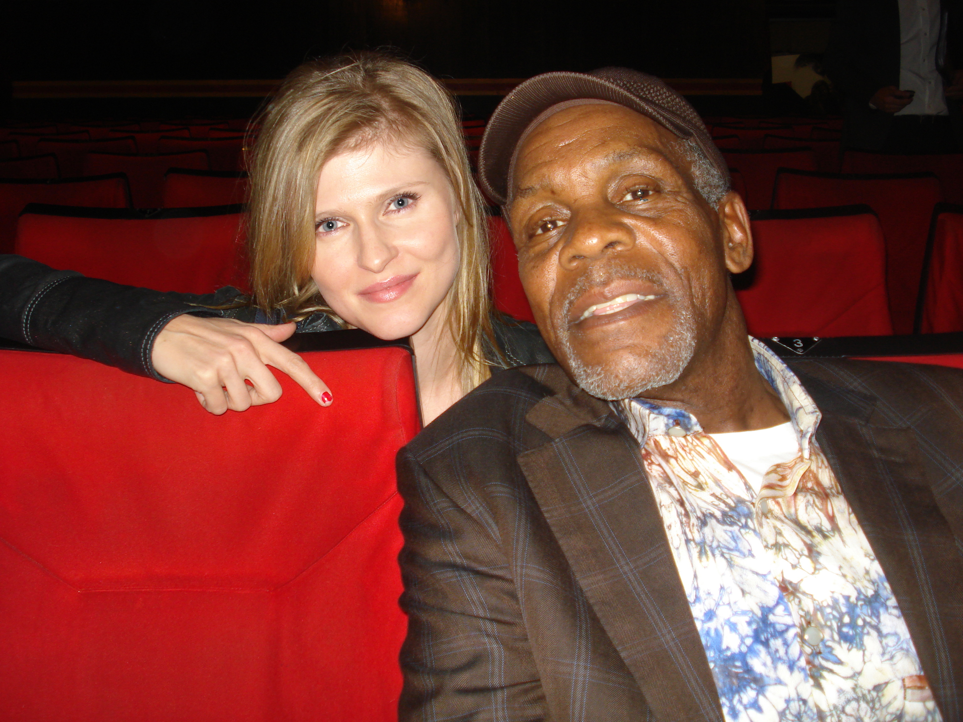 Danny Glover and Emilia Uutinen at the 