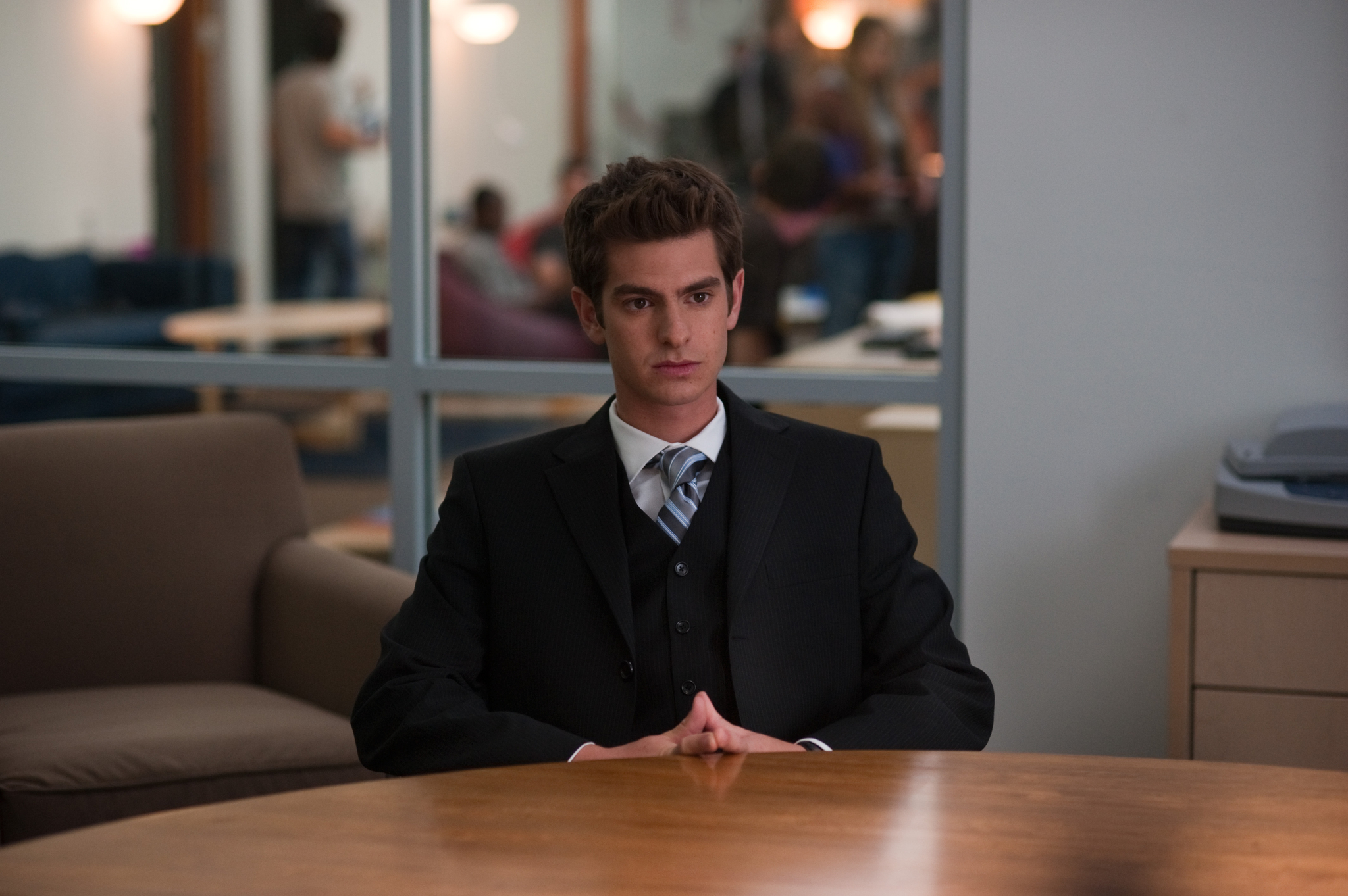 Still of Andrew Garfield in The Social Network (2010)