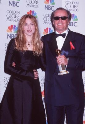 Madonna and Jack Nicholson at event of The 55th Annual Golden Globe Awards (1998)