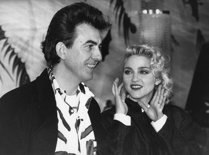 Madonna with George Harrison