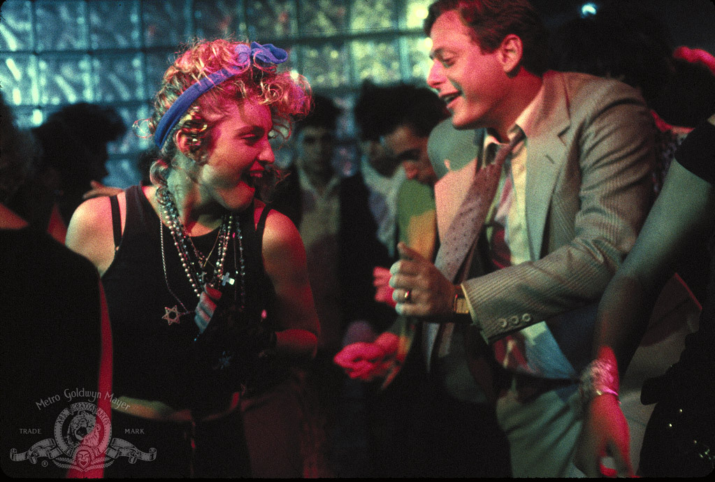 Still of Madonna and Mark Blum in Desperately Seeking Susan (1985)
