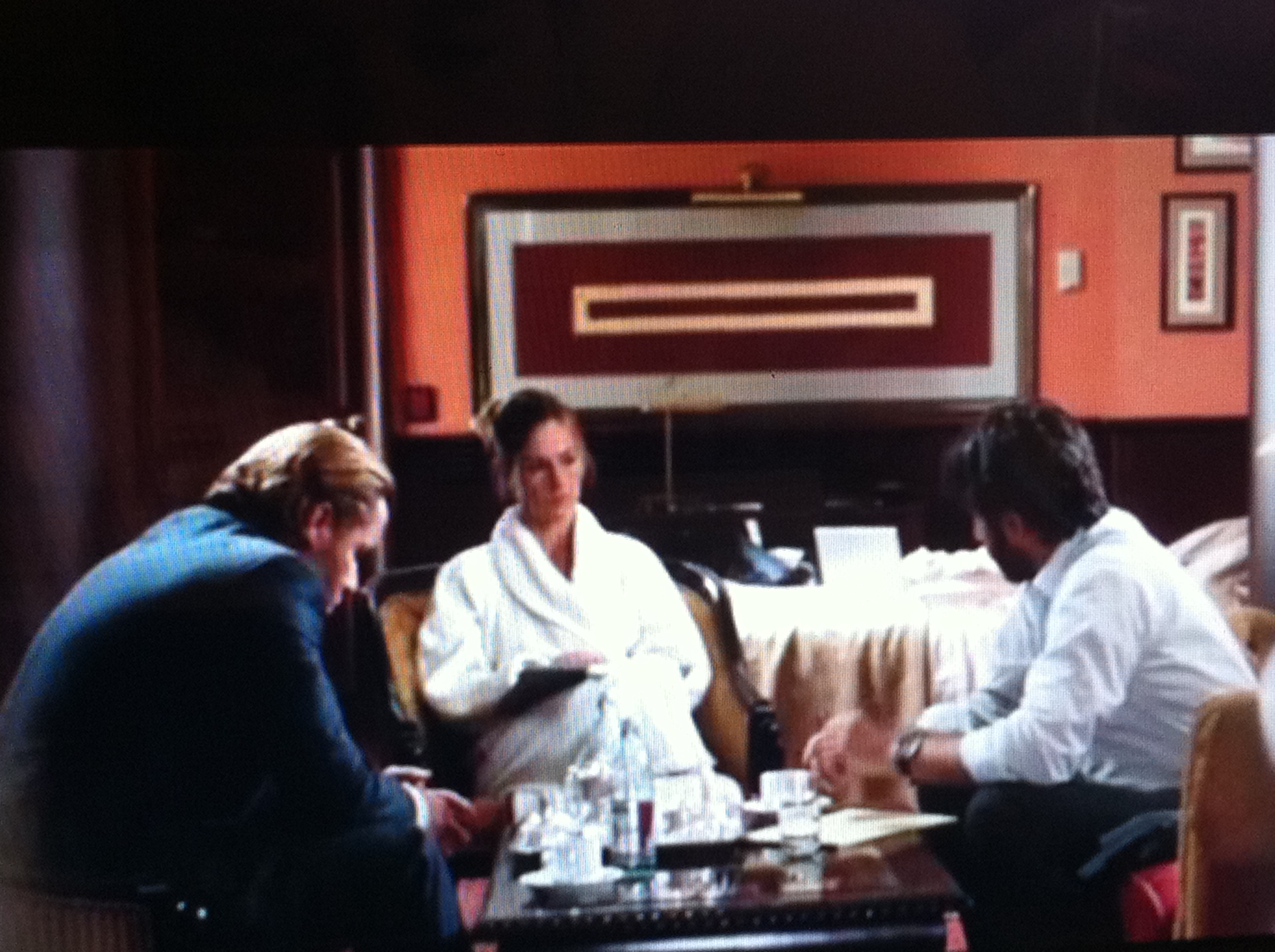 Still of Cécile de France, John Lynch and Dean Constantin in Möbius by Eric Rochant. (2013)