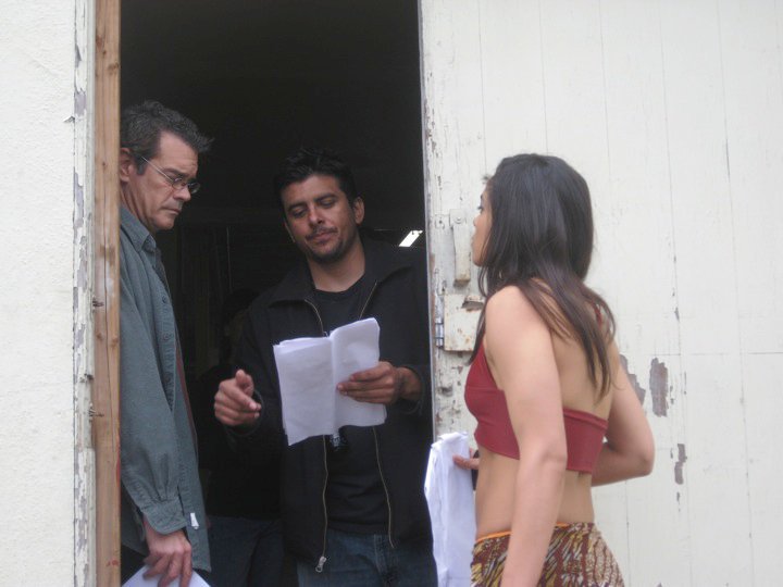 Actress Valenzia Algarin, Actor Mark Arnold, Director Ozzy Villazon.. 