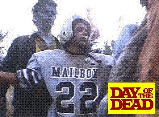 Michael J. Tomaso joins the ranks of the undead in George A. Romero's 'Day of the Dead' (1985).