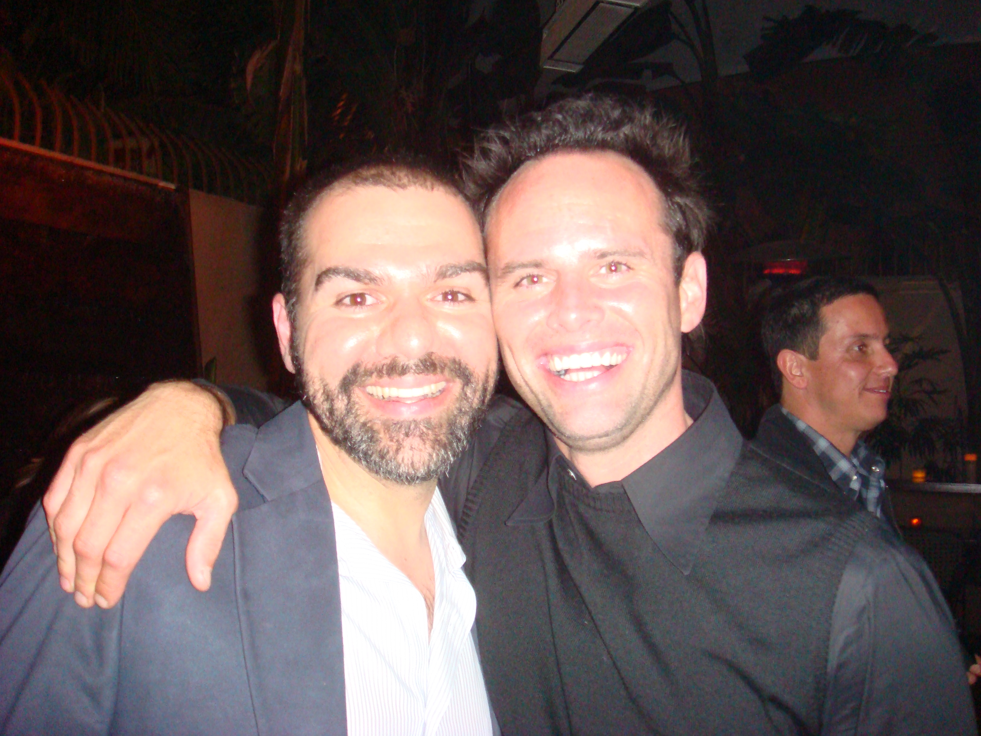 With Walton Goggins at the season 6 wrap party of 