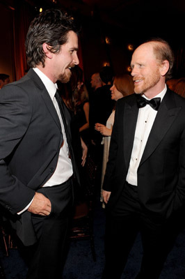 Ron Howard and Christian Bale