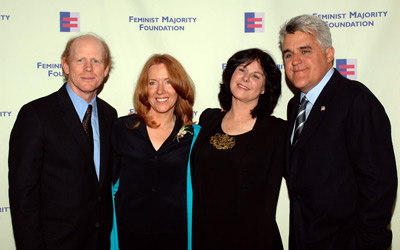 Ron Howard, Jay Leno and Cheryl Howard