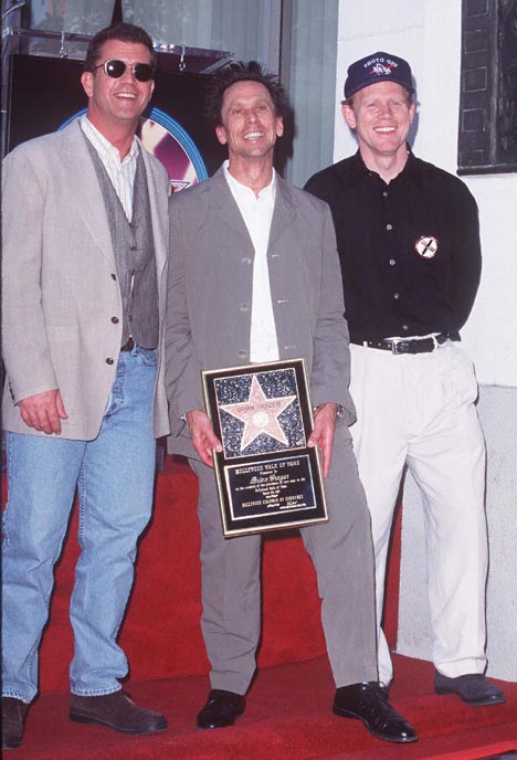 Mel Gibson, Ron Howard and Brian Grazer