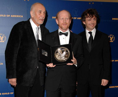 Ron Howard, Frank Langella and Michael Sheen