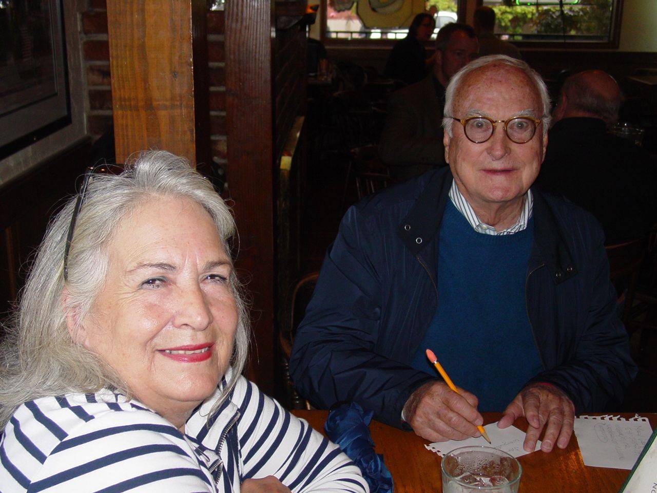 Director James Ivory and Katherine Wilson