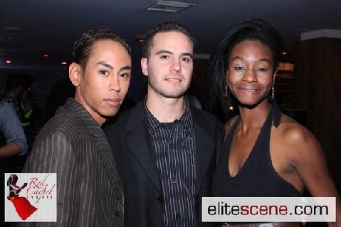From left to right : Actor Chris Blount,Johnny Aquino and Actress Sufe Bradshaw attends an event for MTV 