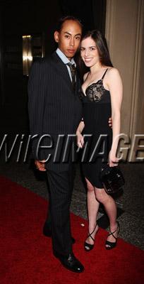Actor Chris Blount and Singer Jill Criscuolo attend the New Music Awards in Hollywood, California. November 22, 2008