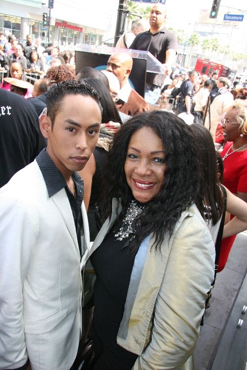 Actor Chris Blount, and Singer Mary Wilson of the 