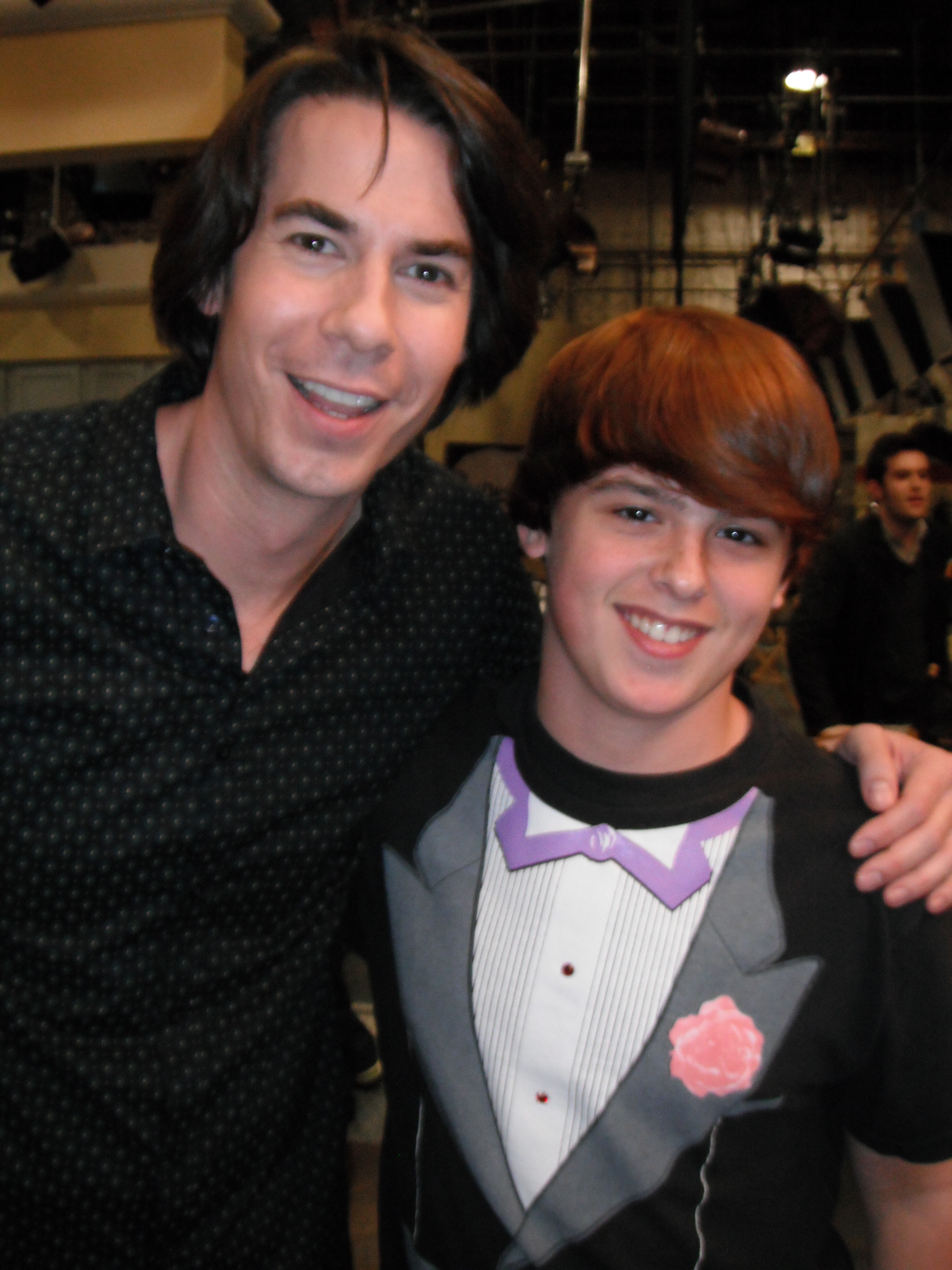 Hangin' with Jerry Trainor after shooting Episode 5 of Wendell & Vinnie
