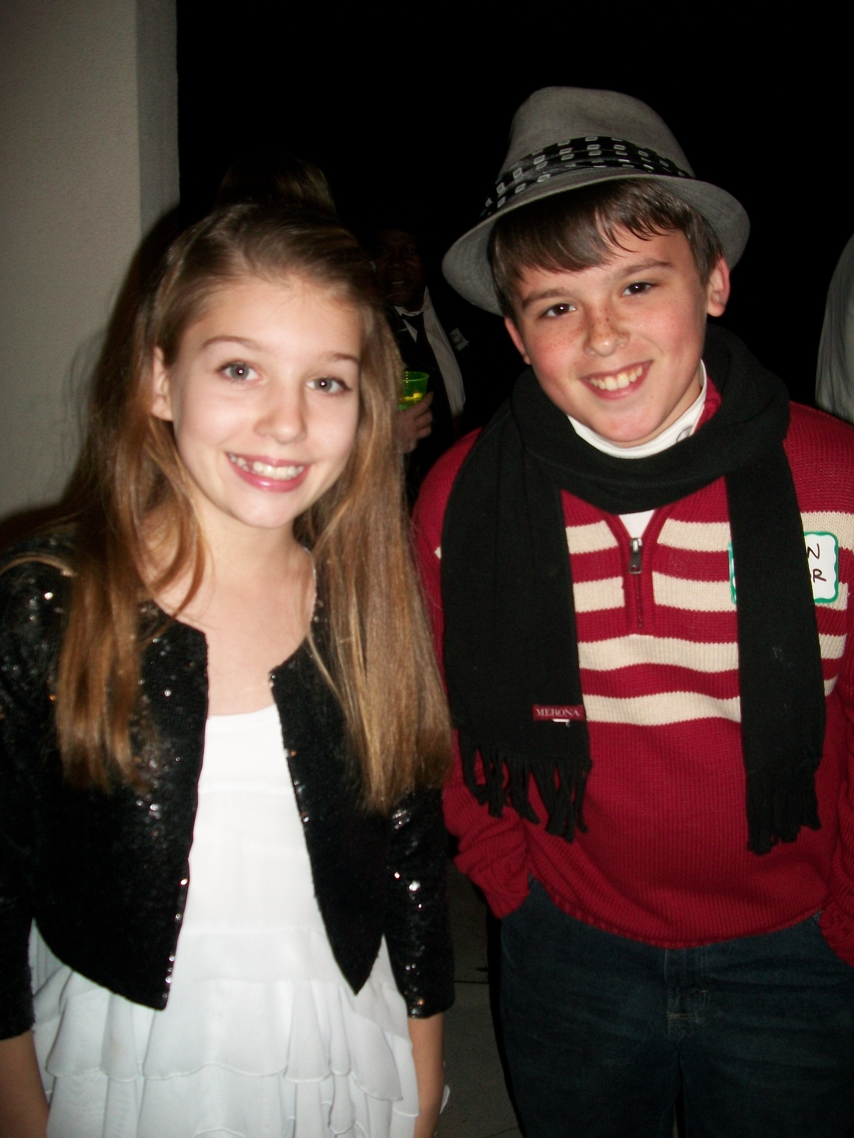 Austin and Paris Smith hanging out at a Hollywood party in March 2011