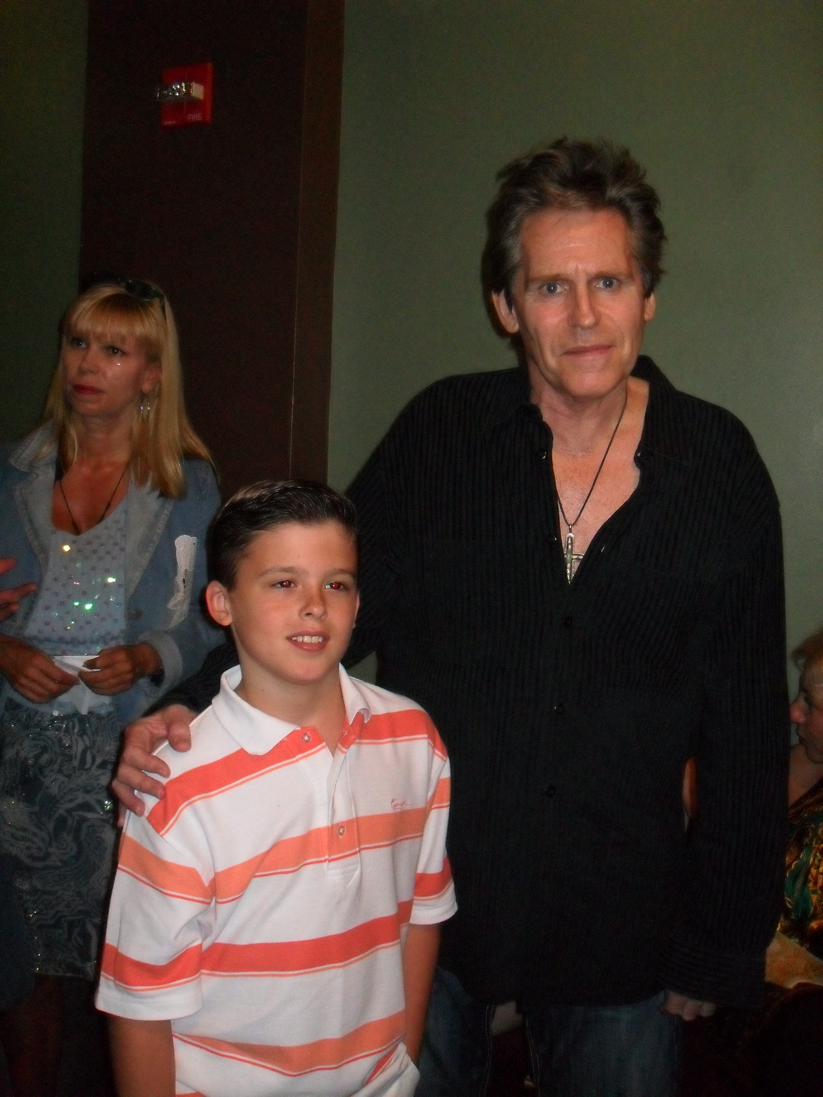 Austin with the late Jeff Conaway at th screening of David Carradine's new movie.