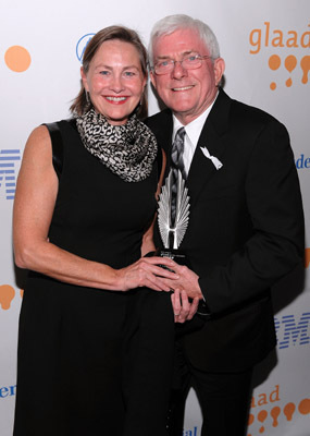 Phil Donahue and Cherry Jones