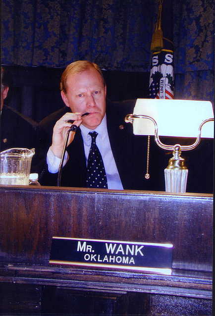 Senator Wank in 