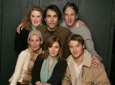 Embeth Davidtz, Amy Adams, Angus MacLachlan, Phil Morrison, Celia Weston and Ben McKenzie at event of Junebug (2005)