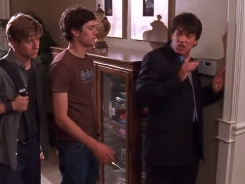 Still of Peter Gallagher, Adam Brody and Ben McKenzie in The O.C. (2003)