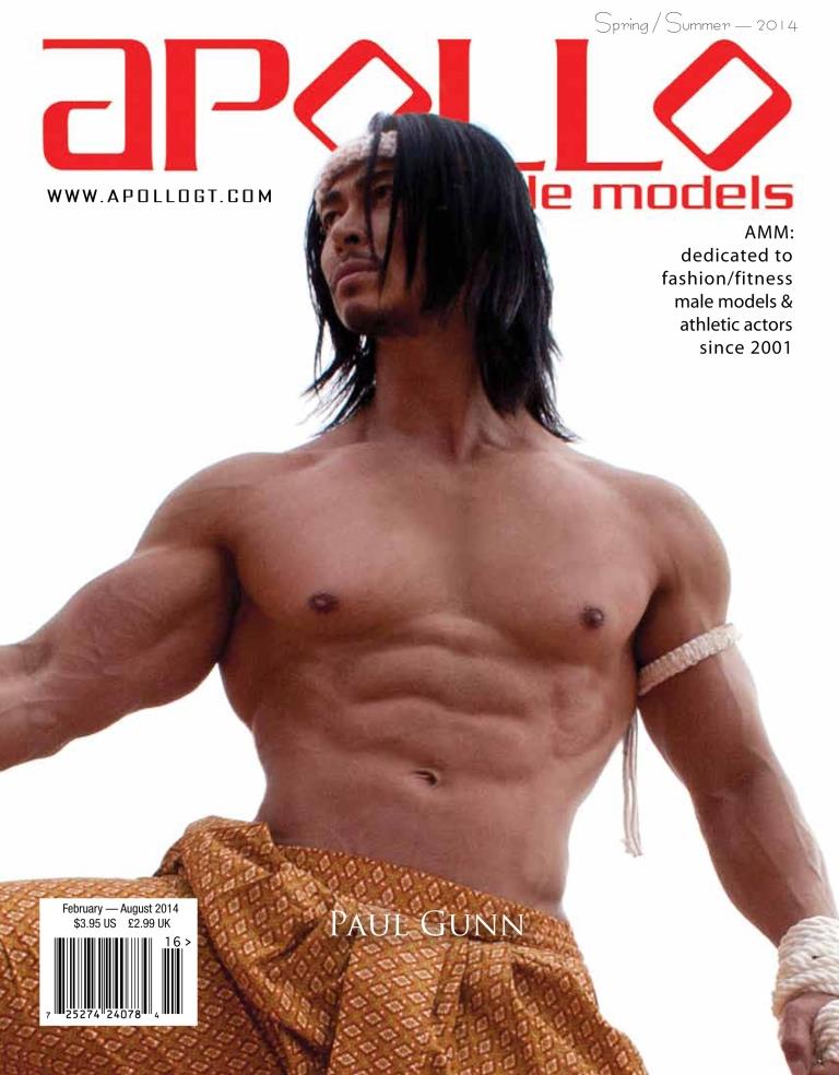 Cover- Apollo Male Model Magazine Spring/Summer 2014