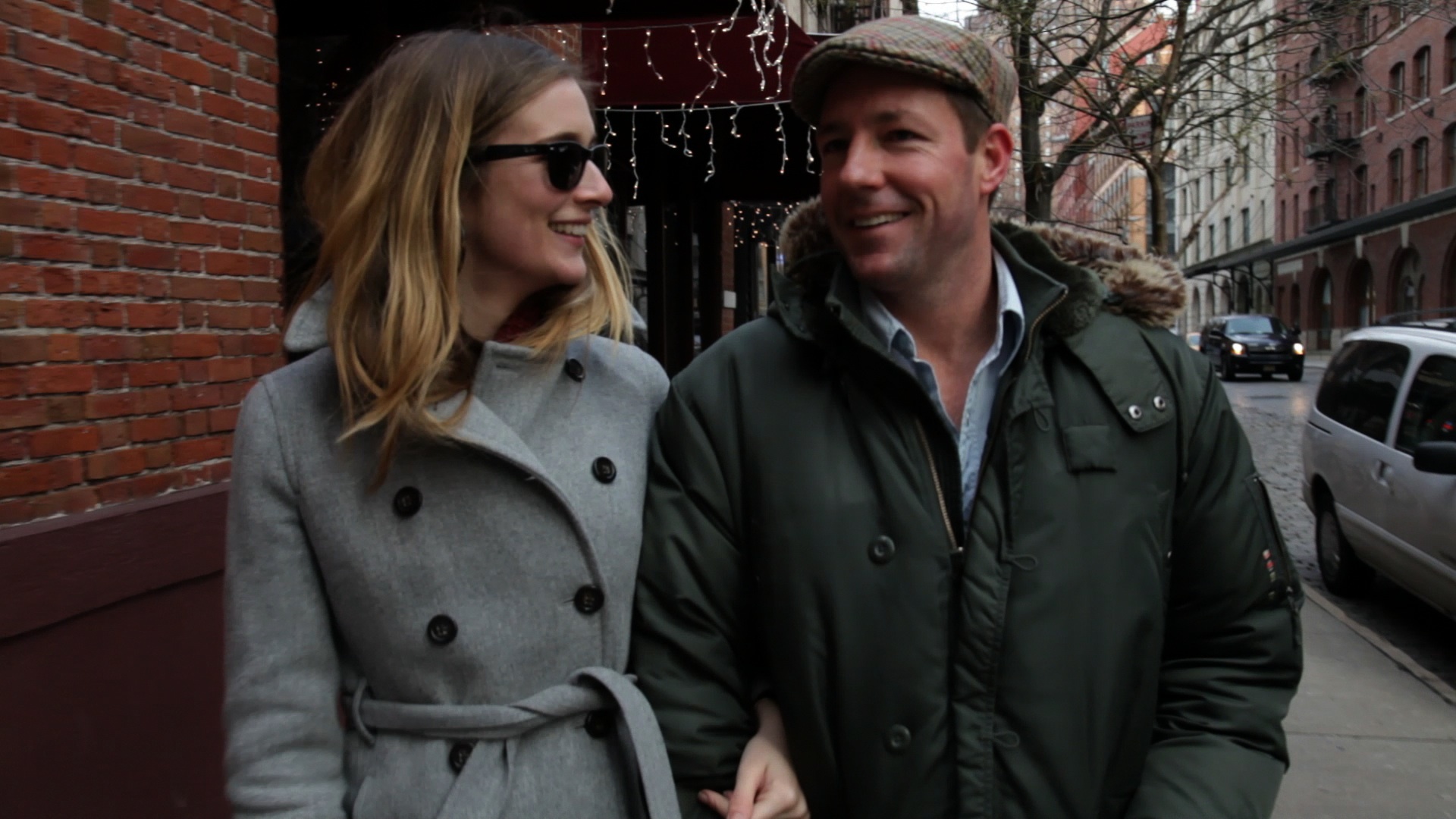 Still of Edward Burns and Caitlin FitzGerald in Newlyweds (2011)