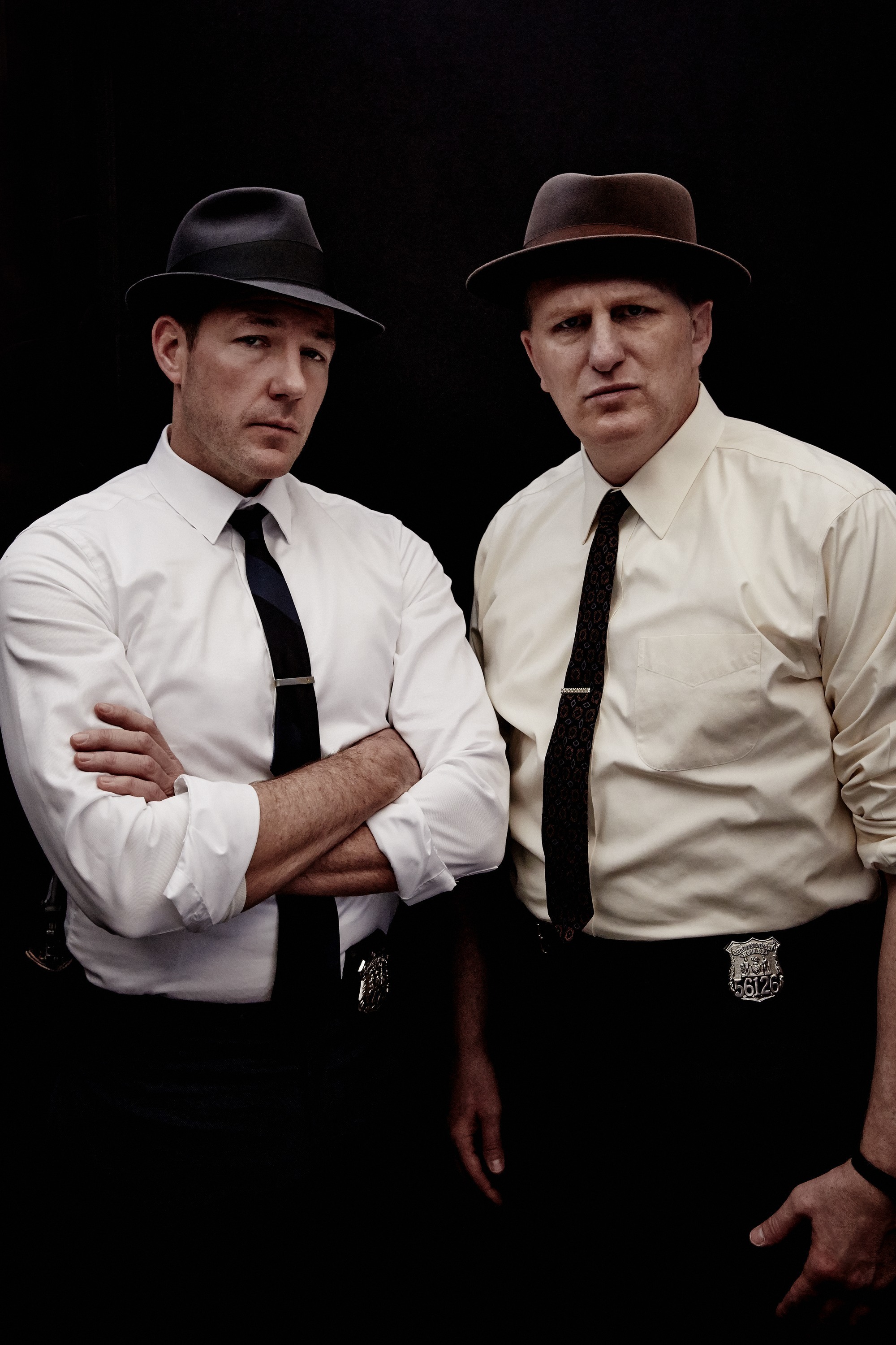 Still of Michael Rapaport and Edward Burns in Public Morals (2015)