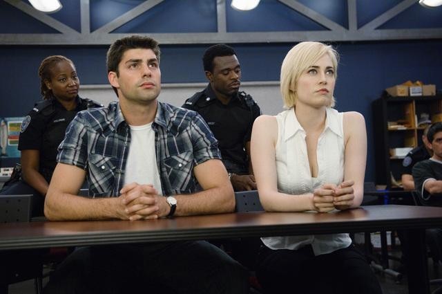 Still of Lyriq Bent, Charlotte Sullivan and Travis Milne in Rookie Blue (2010)