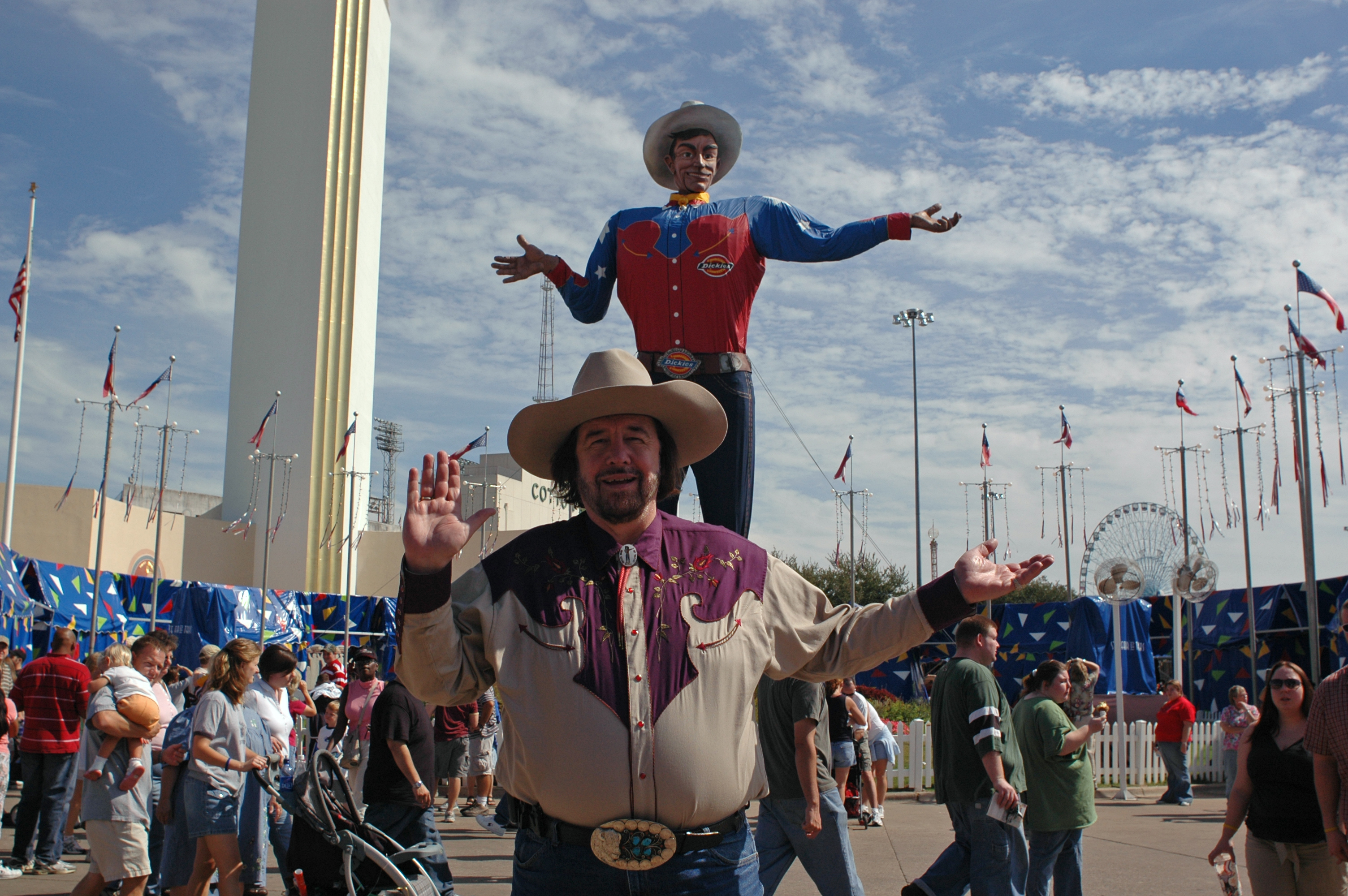 Bill Bragg, the voice of BIG TEX at the great State Fair Of Texas in Dallas!