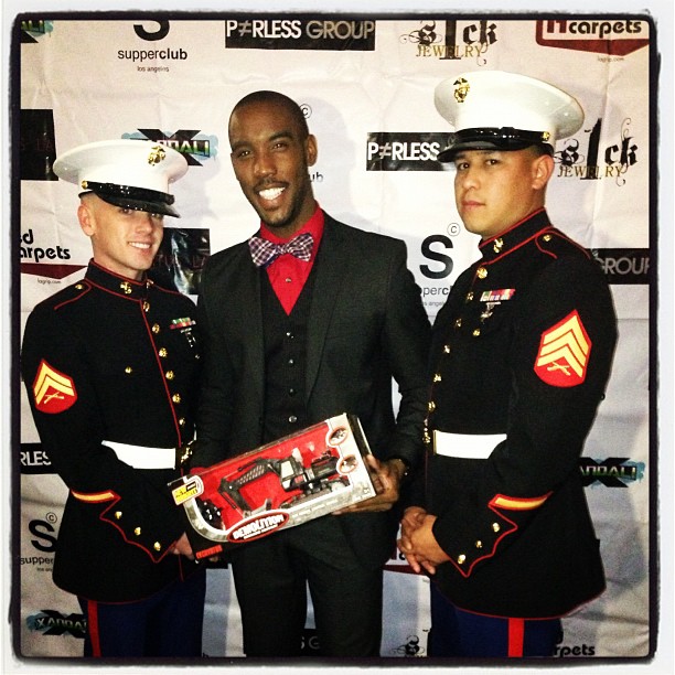 Ernest Pierce attending Hollywood Marines Toys for Tots Annual Charity Event at Sunset Gower Studios