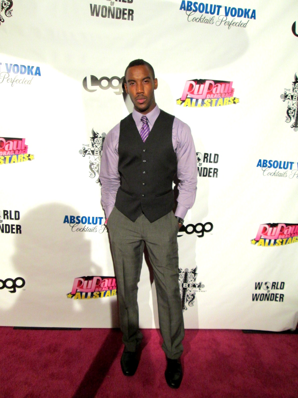 Ernest Pierce at the 2012 Rupual's DragRace All-Star Red Carpet Premiere