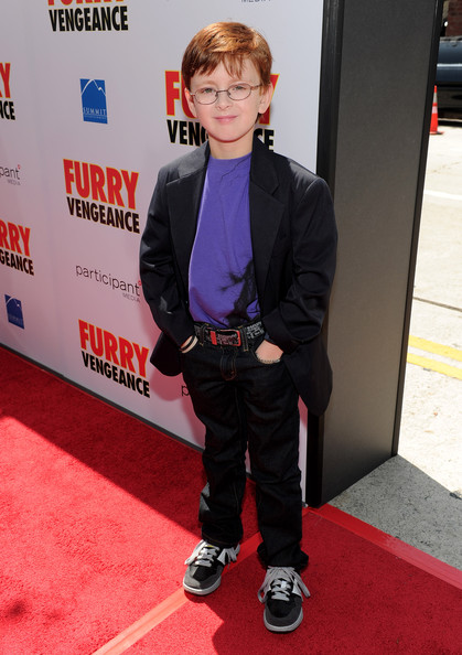 Connor Gibbs attends the premier of Furry Vengeance.