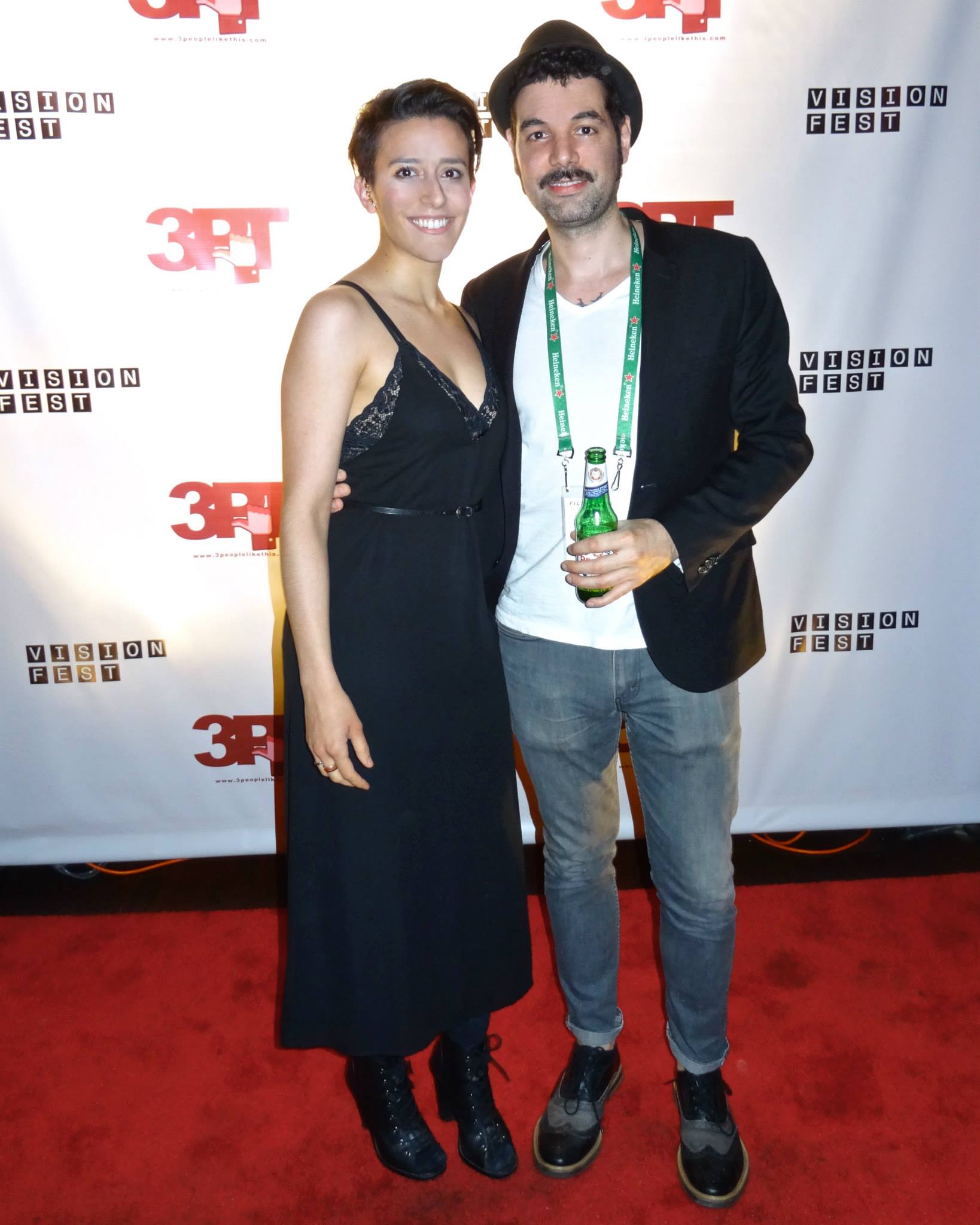 Broken Jam 2014 - Vision Fest 2015 @ Tribeca Cinemas, NYC (Left to Right) Ashley Carvalho, Emanuele Michetti