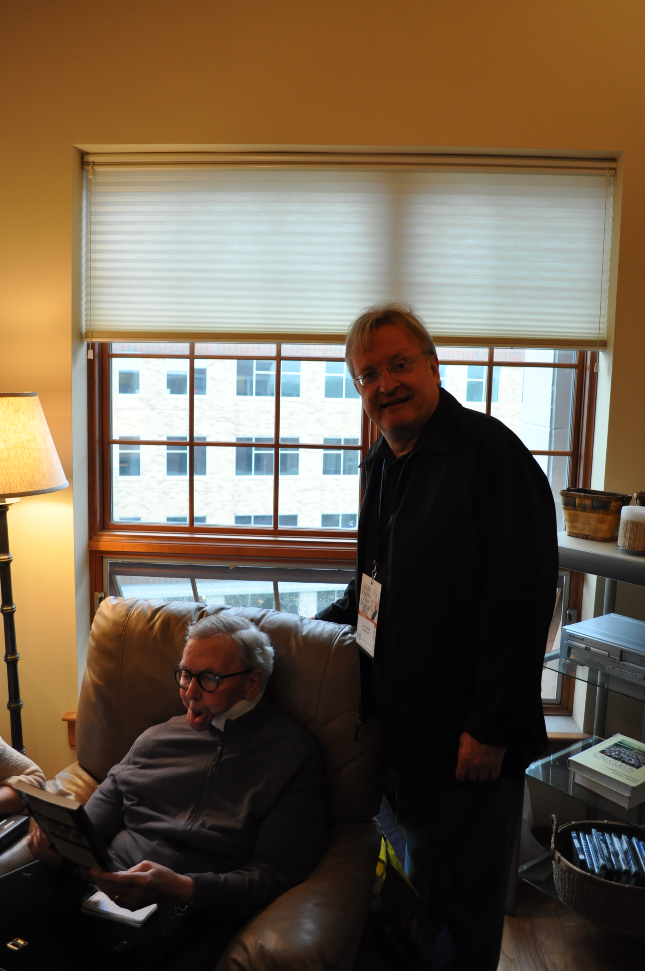 Roger Ebert and John Davies at EBERTFEST 2012