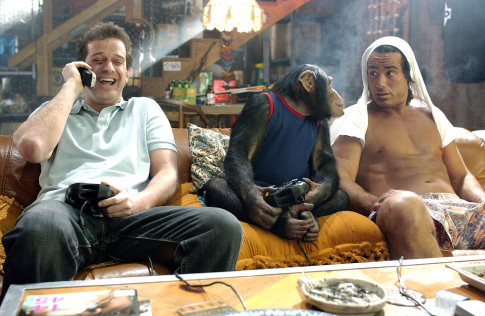 Still of Alex Allen and Peter Dante in Grandma's Boy (2006)