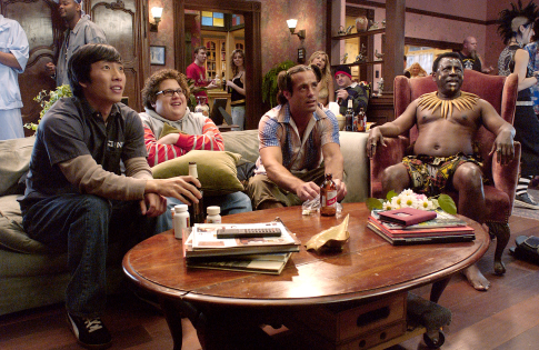 Still of Peter Dante, Darren Michaels, Kelvin Yu and Jonah Hill in Grandma's Boy (2006)