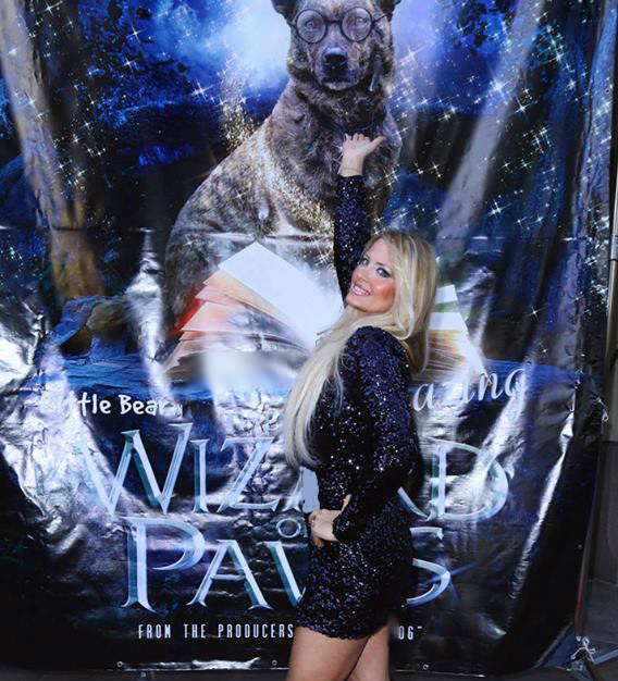 Paramount Pictures, Hollywood,CA Actress Yvette Rachelle attends her Film Premiere in Tiny Lister film Wizard of Paws