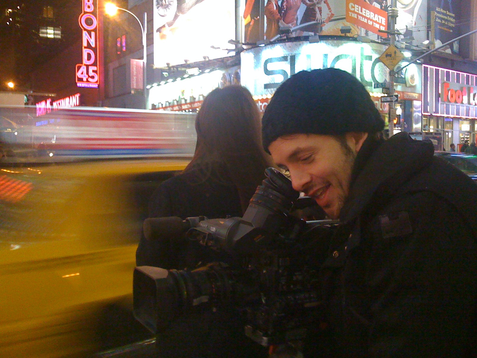 Rob Sorrenti - Director - Whoopi Goldberg Shoot. Times Square - N.Y.C. Jan 2009