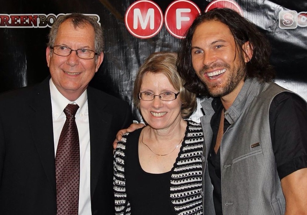 Tim and Kathy Bowles on the Red Carpet with Andy Bowles for the World Premier of 