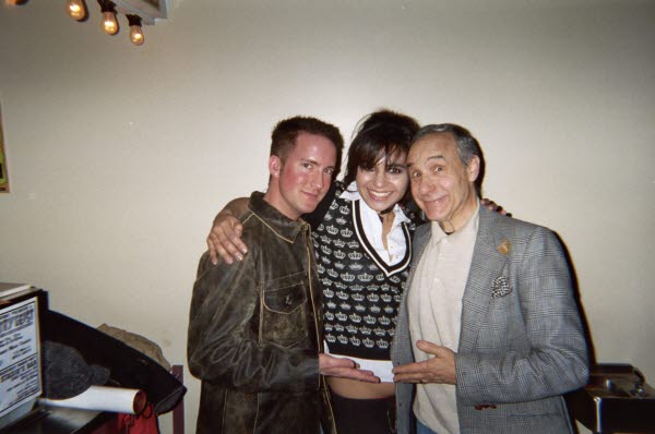 With actress Nicole Kruex and Lloyd Kaufman in 2008.