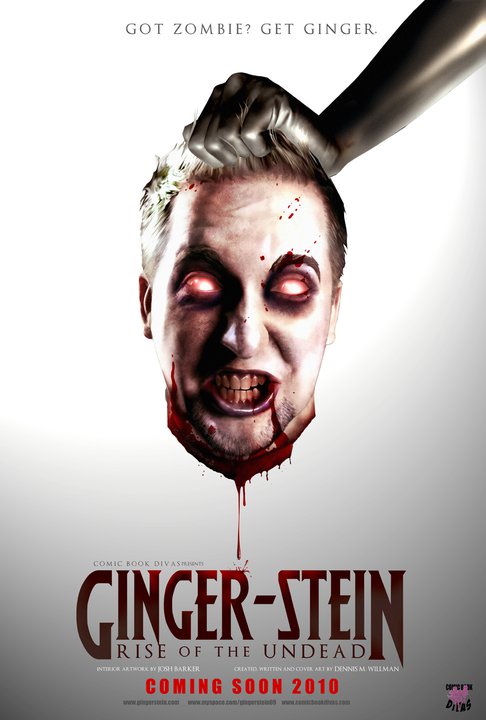 Ginger Stein Comic Book Cover. May 2010.