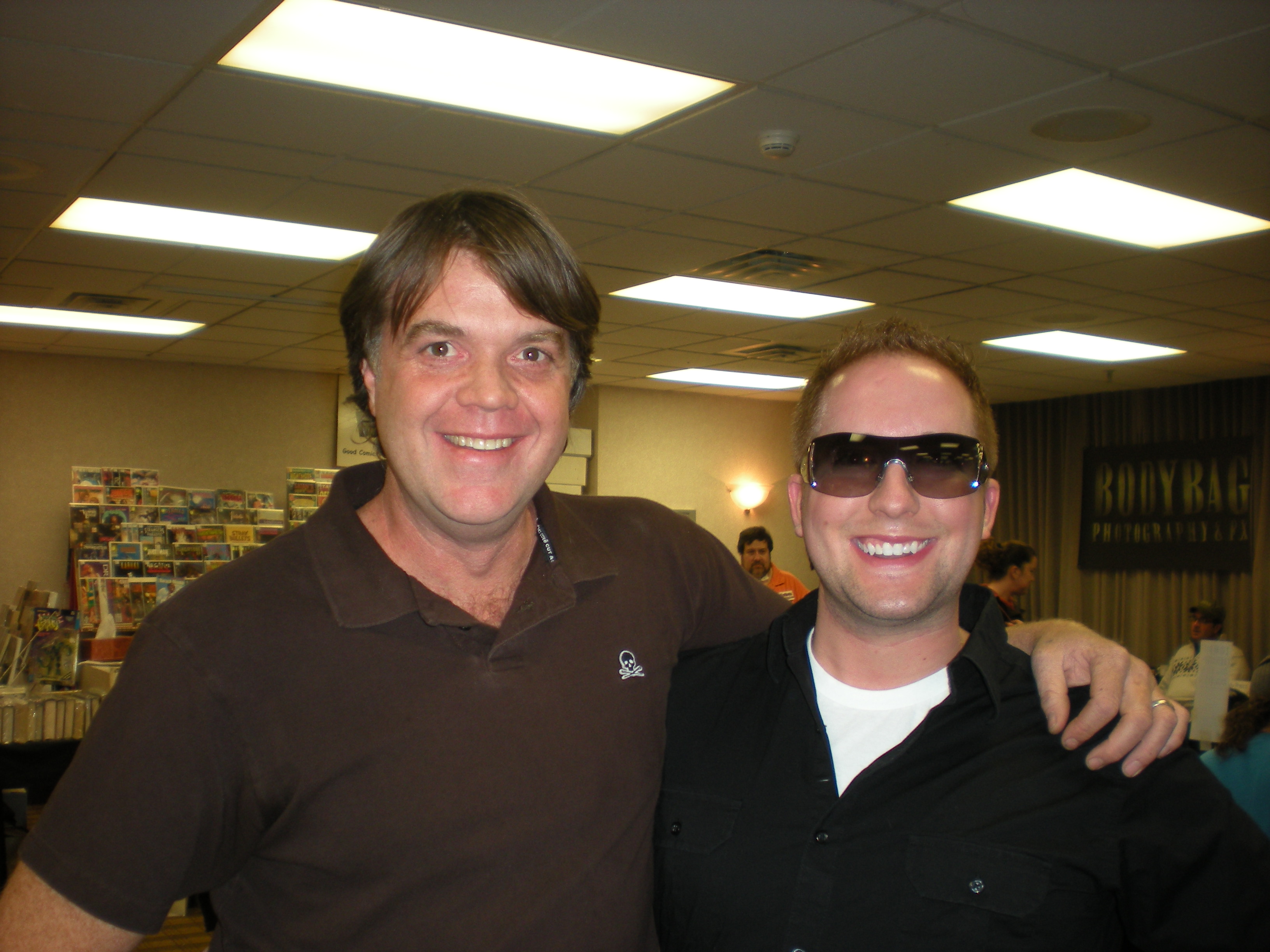 With actor Jason Lively at Crypticon 2010.