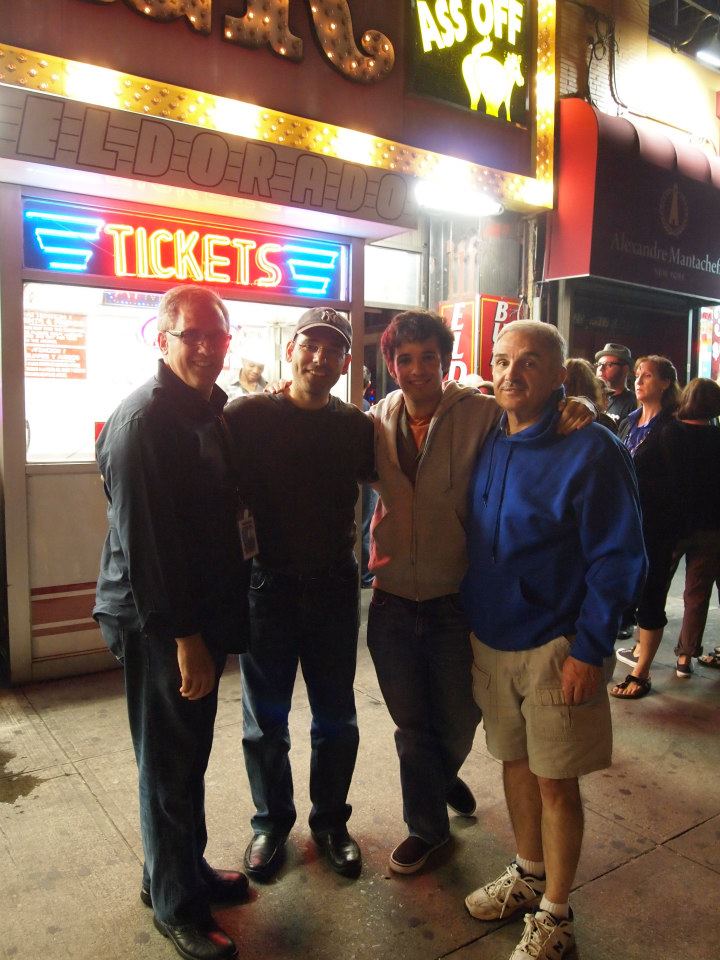 With Family at the Coney Island Film festival for my film Manipulation.