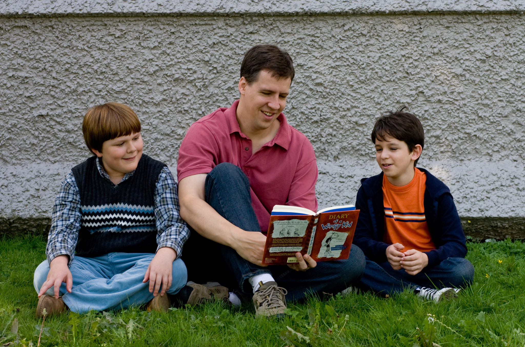 Zachary Gordon, Jeff Kinney and Robert Capron in Diary of a Wimpy Kid (2010)