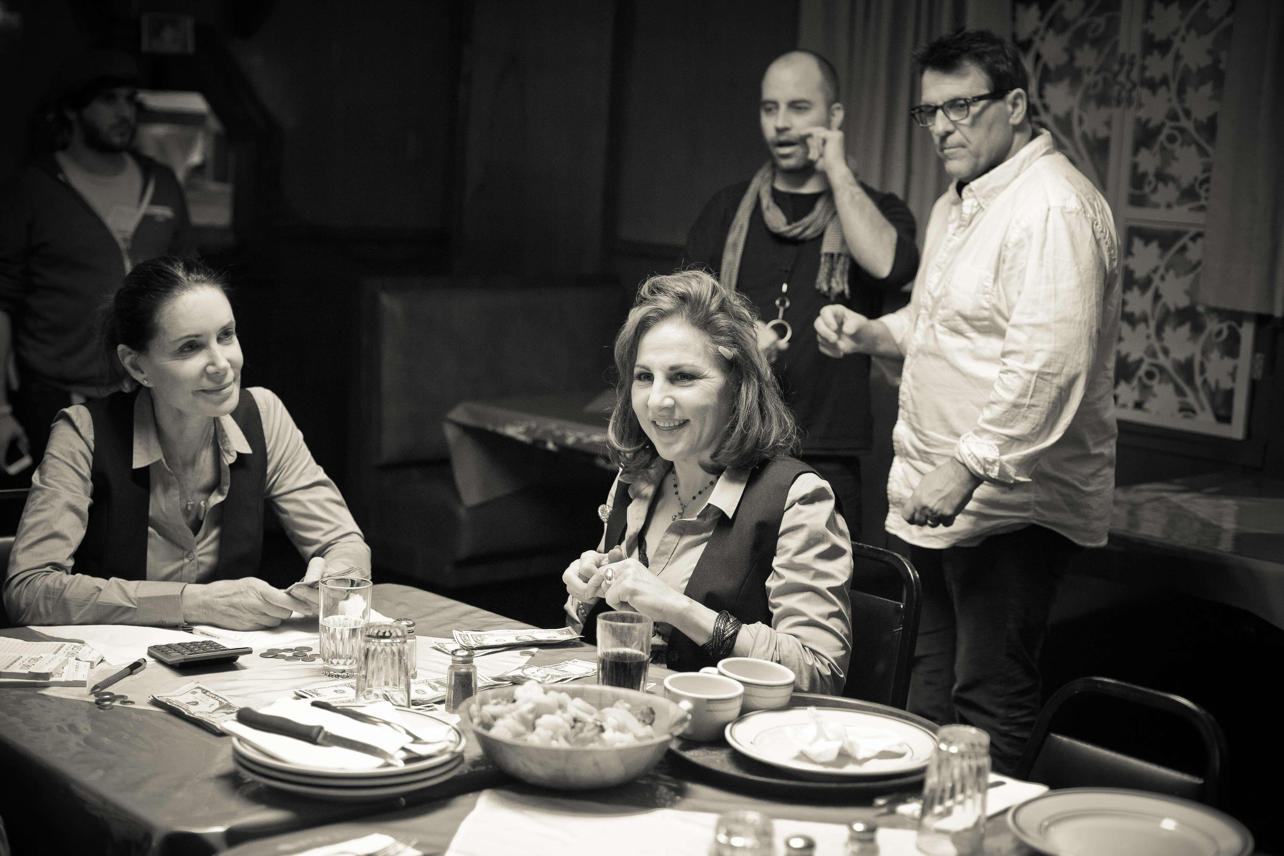 Director Kevin Breslin with Lois Robbins and Kathy Najimy