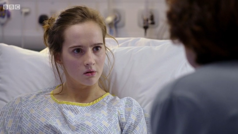 As Laura in Casualty